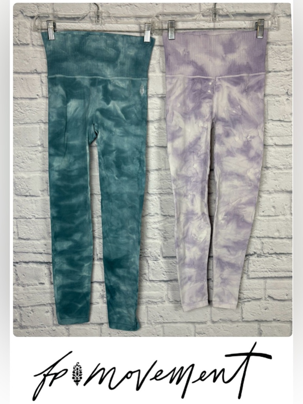 Free People Movement Marbled Perforated Leggings bundle XS/S